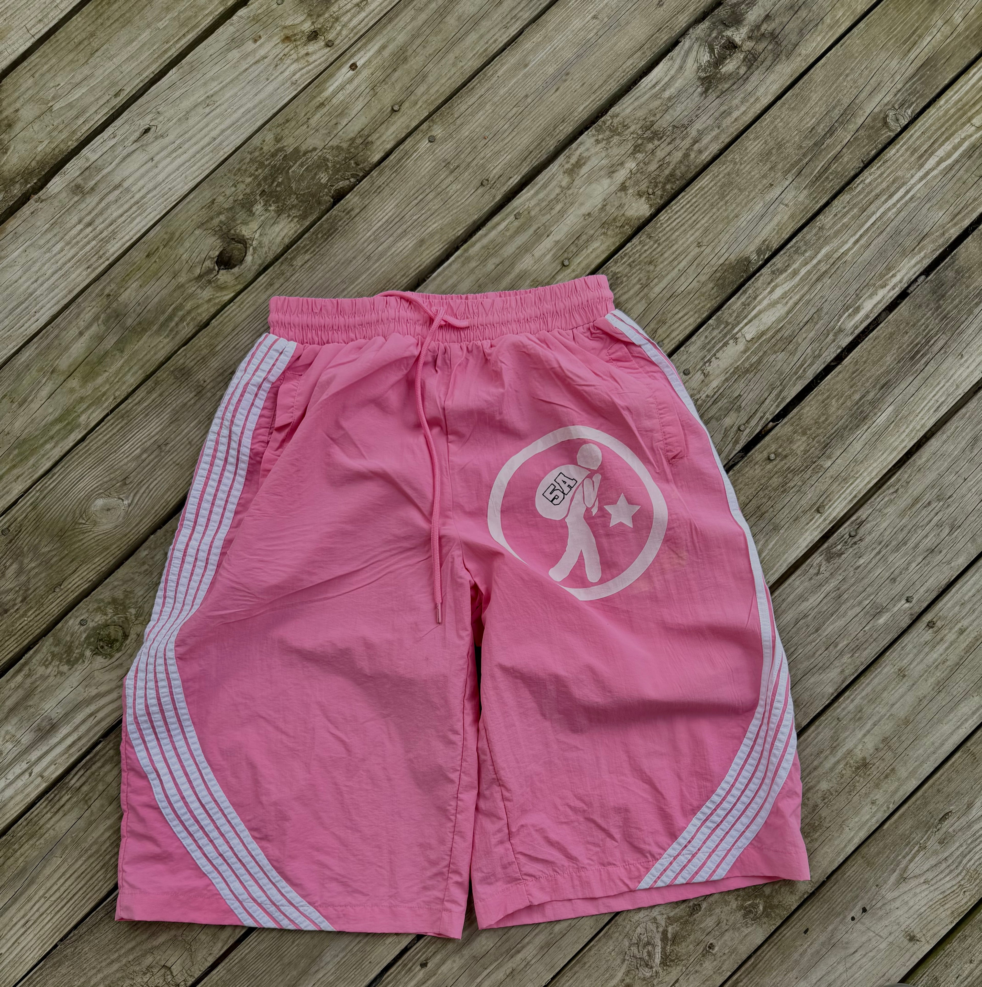 Unisex Long Stream Nylon Shorts